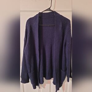 Navy blue cardigan